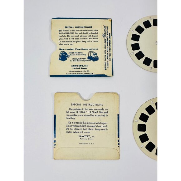 Vintage View Master Reel Set The Christmas Story & Charles Dickens A Christmas - Picture 9 of 13